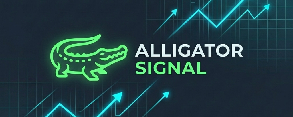 Alligator Signal Technical Blueprint Banner